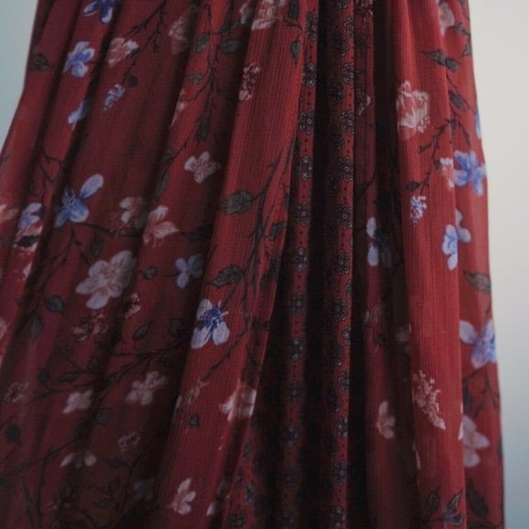 RARE A&F Mix Print Maxi Dress - Picture 7 of 8